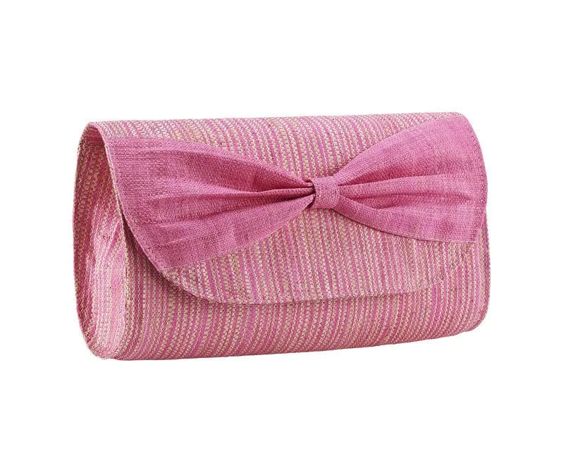 Abena Oversized Raffia Clutch