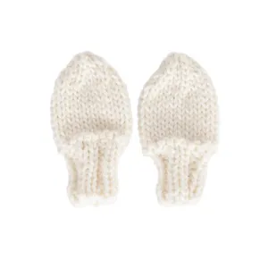 Acorn Cottontail Mittens - Cream