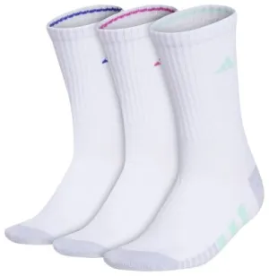 adidas Women's Cushioned 3.0 3-Pack Crew Socks