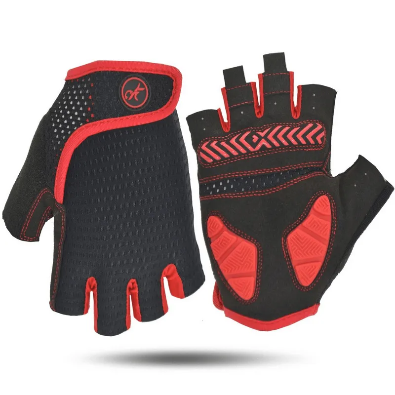 Anti-Shock Breathable Motorcycle Cycling Gloves Half Finger - SF0535