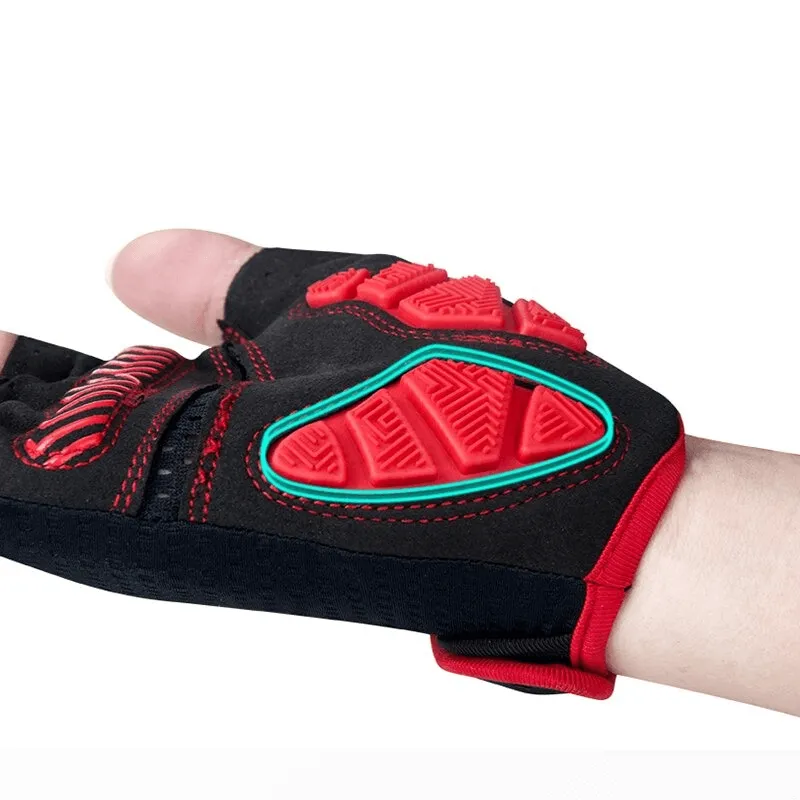 Anti-Shock Breathable Motorcycle Cycling Gloves Half Finger - SF0535