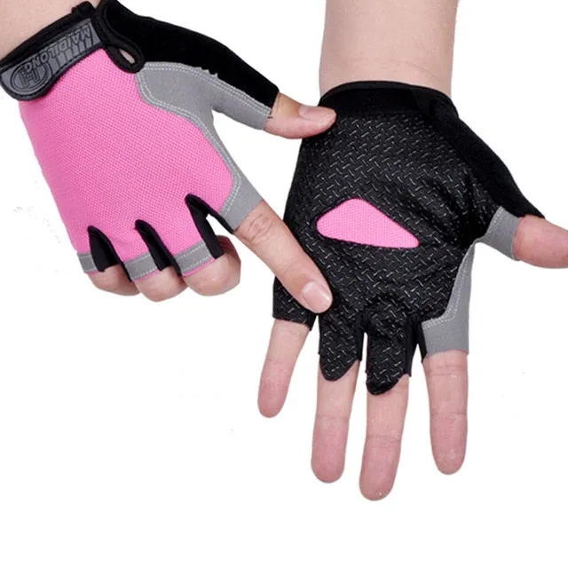 Anti-sweat Breathable Half Finger Gloves