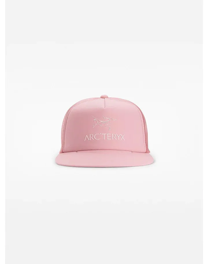 Arcteryx Logo Trucker Flat Hat (Unisex) Bliss