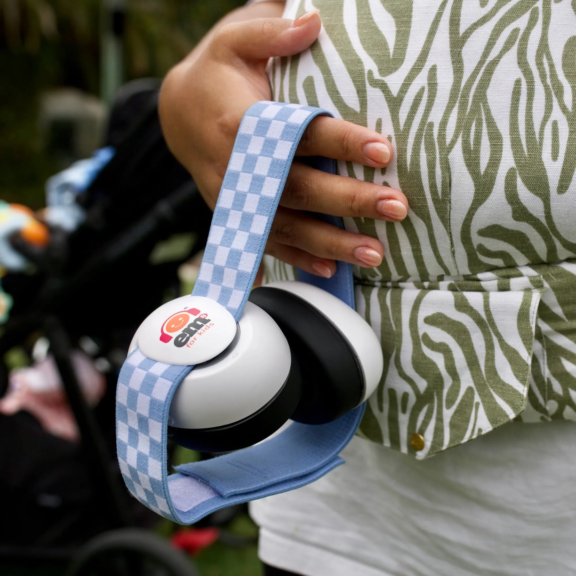 Baby Earmuffs - Black/Blue