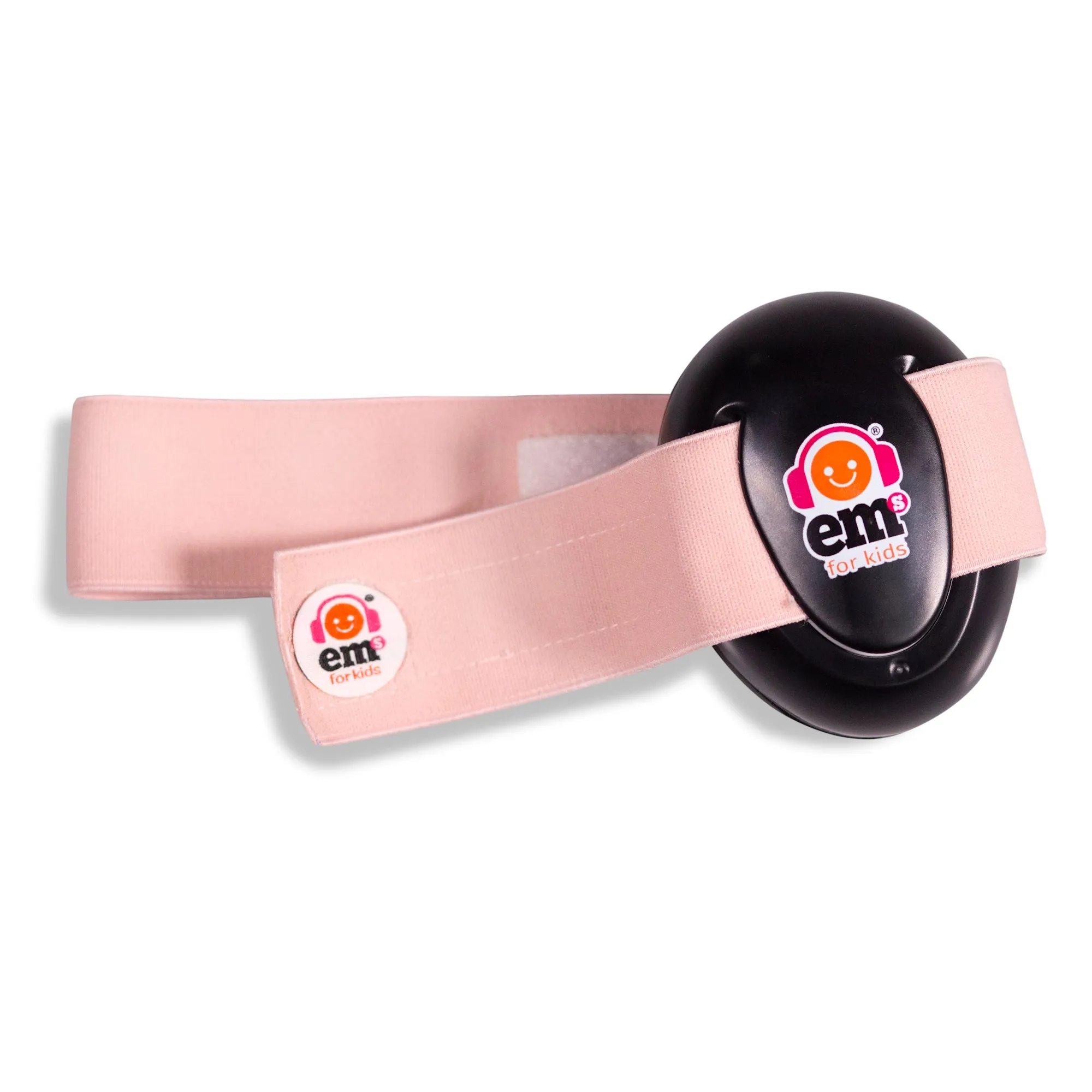 Baby Earmuffs - Black/Coral