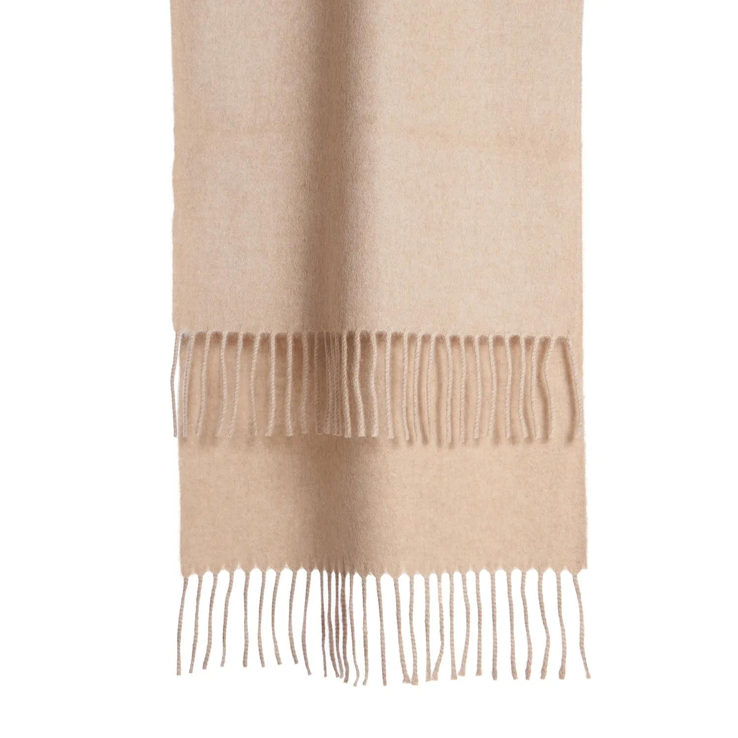 BEIGE CASHMERE SCARF