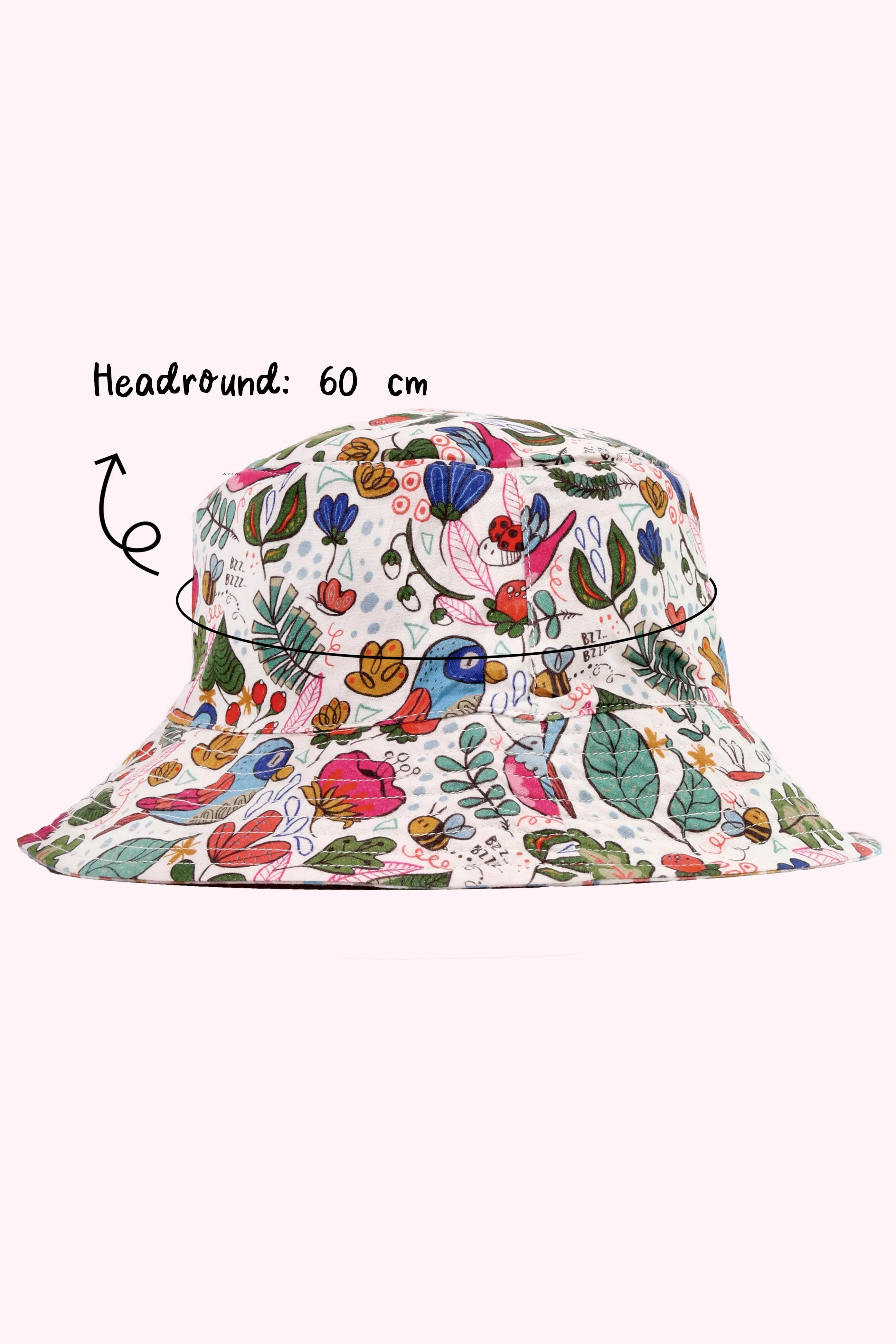 Birdie Reversible Bucket Hat