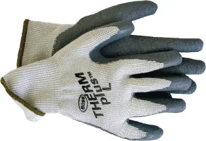 Boss plus 8435M Protective Gloves, Unisex, M, Knit Wrist Cuff, Acrylic Glove, Gray/White :PR: QUANTITY: 1