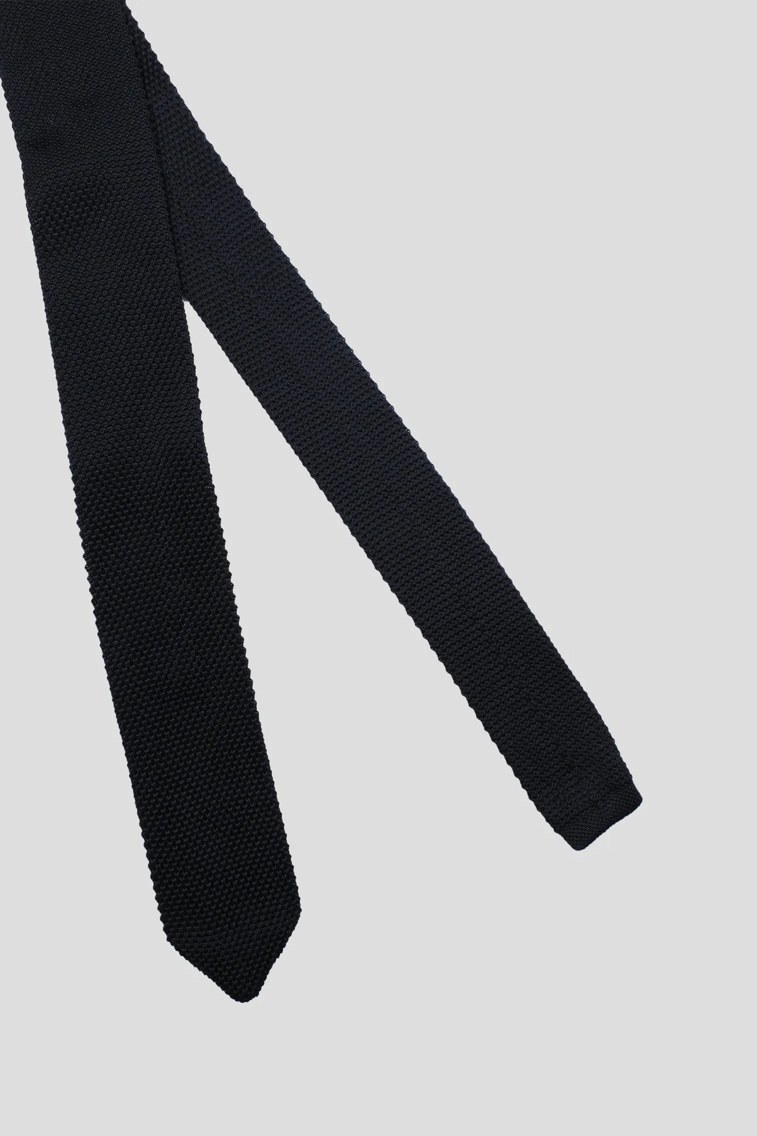 Bowie Black Knitted Tie