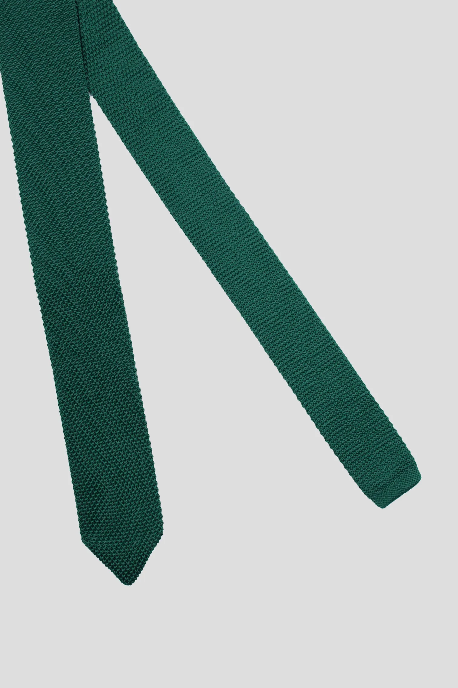 Bowie Bottle Green Knitted Tie