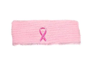 Breast Cancer Ribbon Headbands