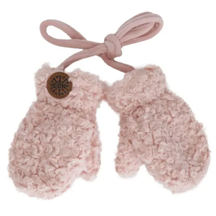 Calikids Baby Bear Mittens - Rose