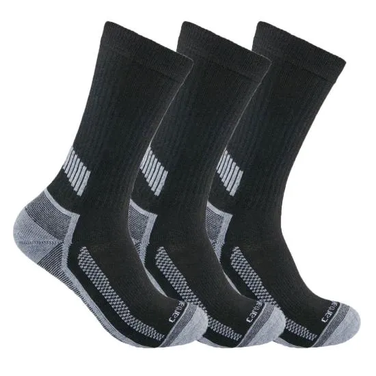 Carhartt Men's Force® Midweight Crew Sock 3-Pack