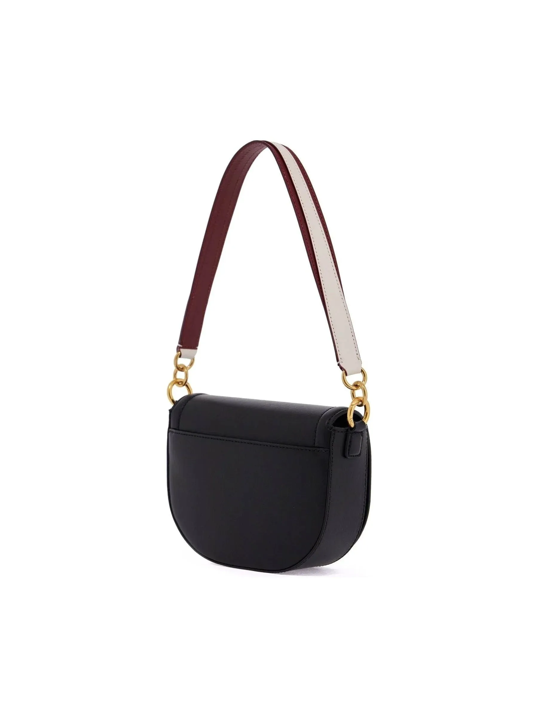 Code Leather Shoulder Bag