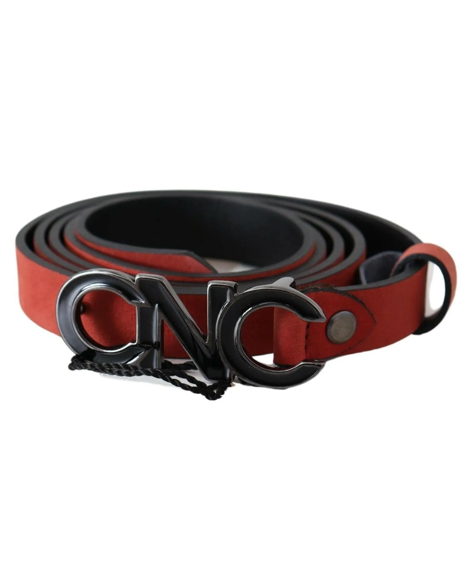 Costume National Suede Belt - Red