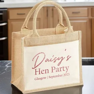 Custom Hen Party Tote Bags - Bridesmaid Gift - Personalised Bride Squad