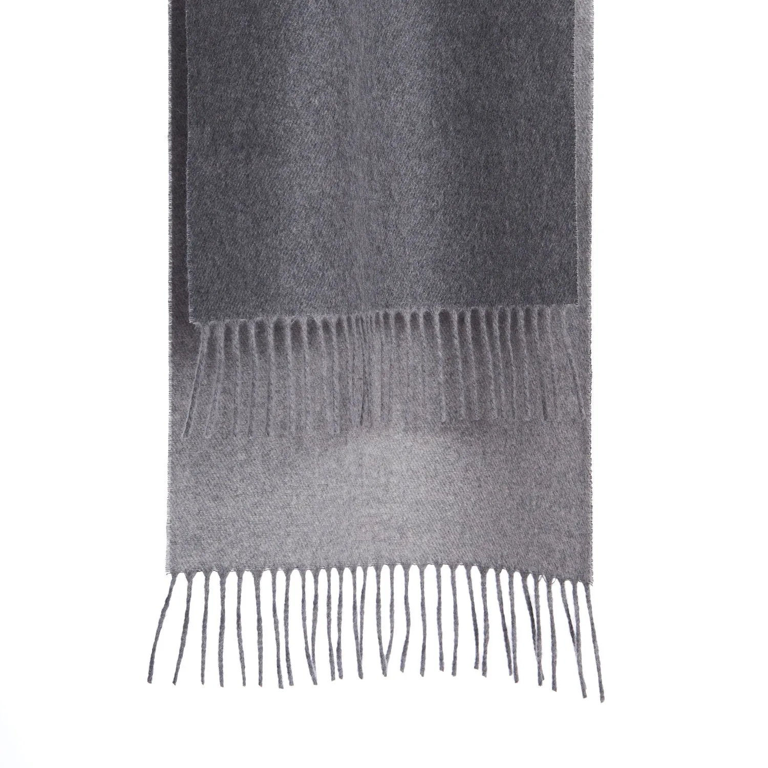 DARK GREY AND DOUBLE-FACE SCARF