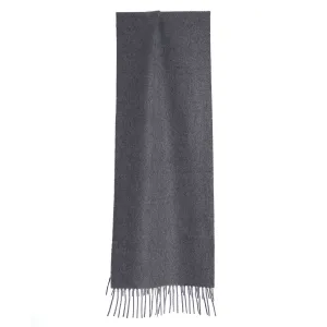 DARK GREY AND DOUBLE-FACE SCARF