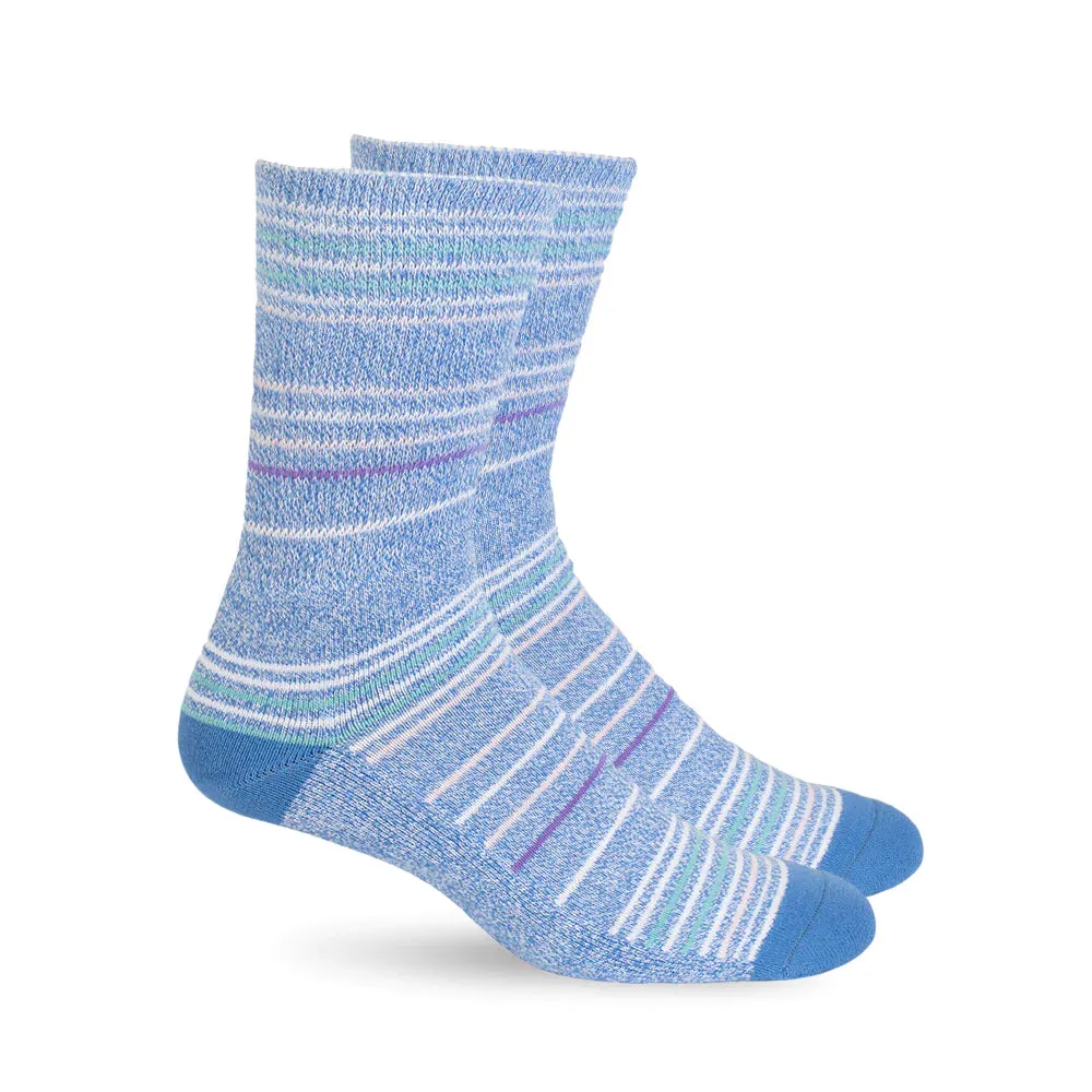 Dr. Segal's Premium Diabetic Socks- Sky Blue Stripes