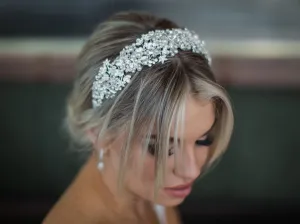 Eden - Pearl Crystal Bridal Headband