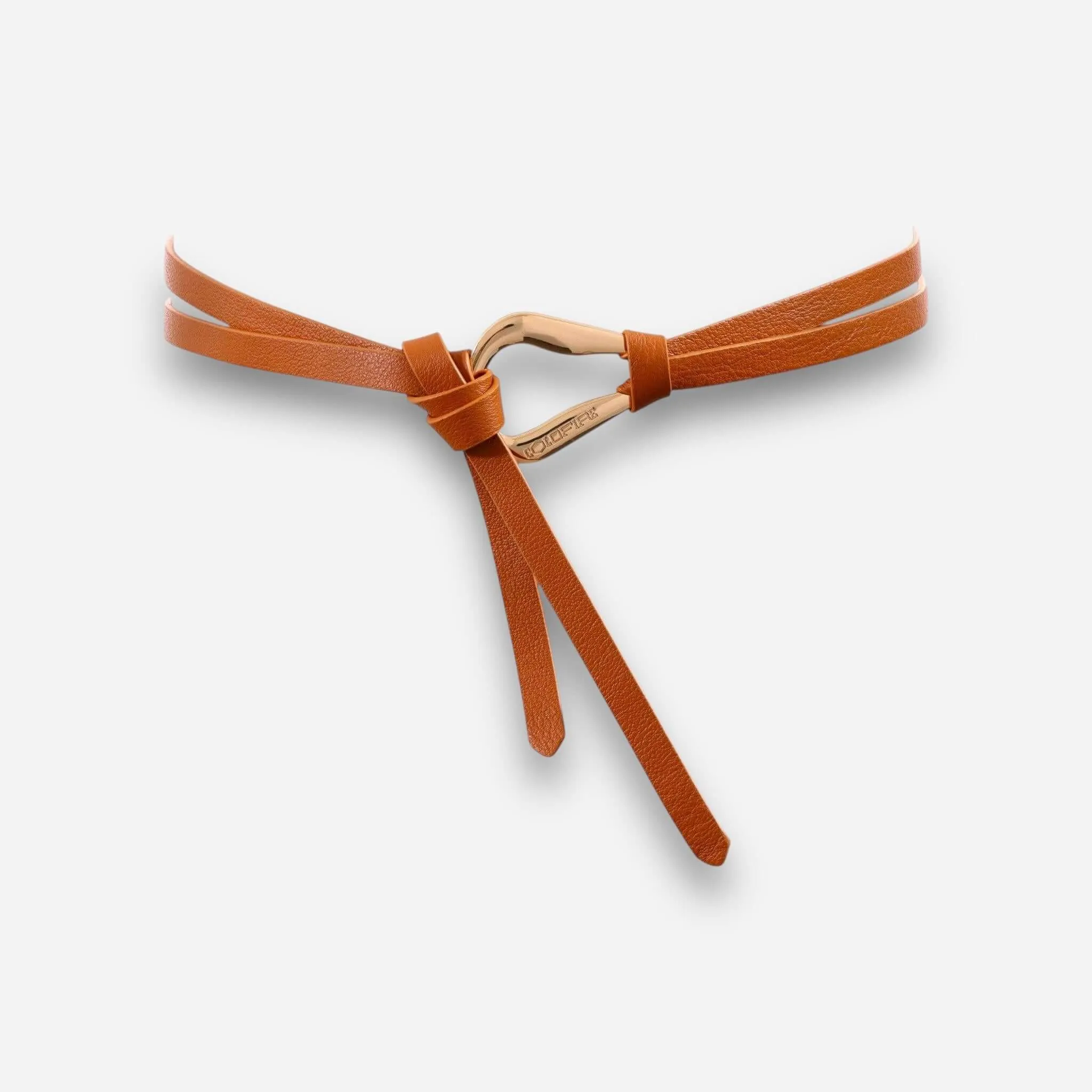 Elysian Knot Belt - Camel Gold