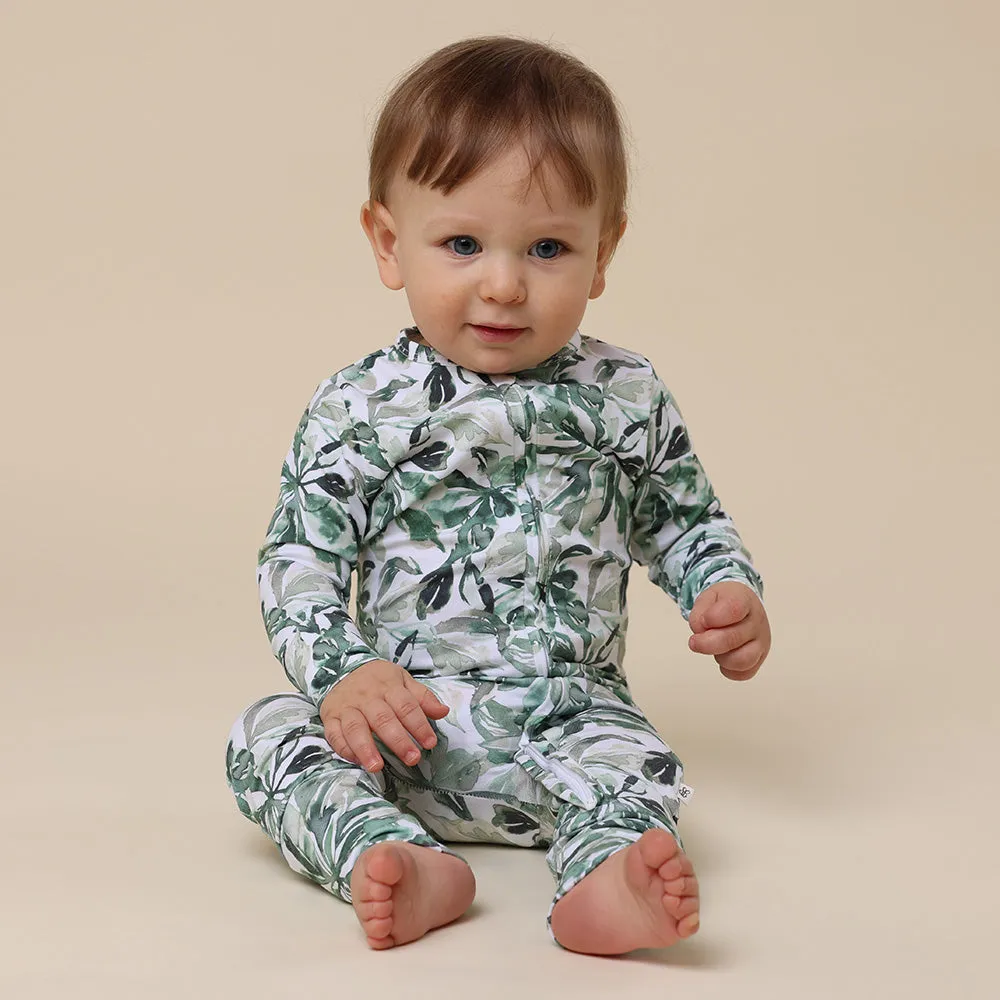 Evergreen Organic Snugglesuit Convertible Romper