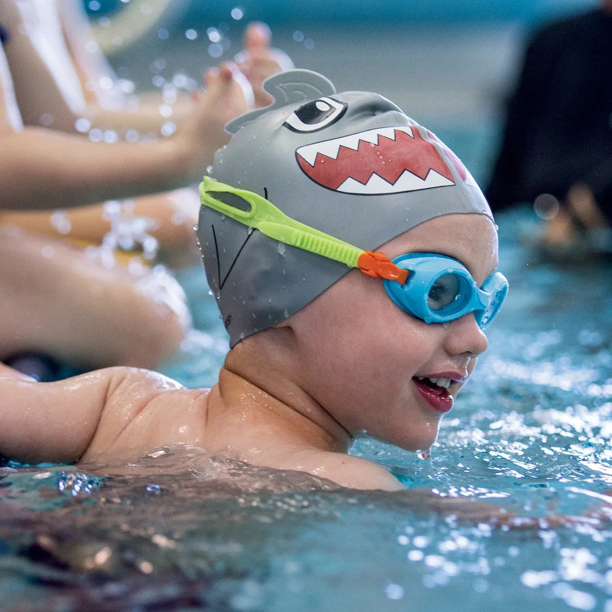 Finis Printed Junior Cap - Shark