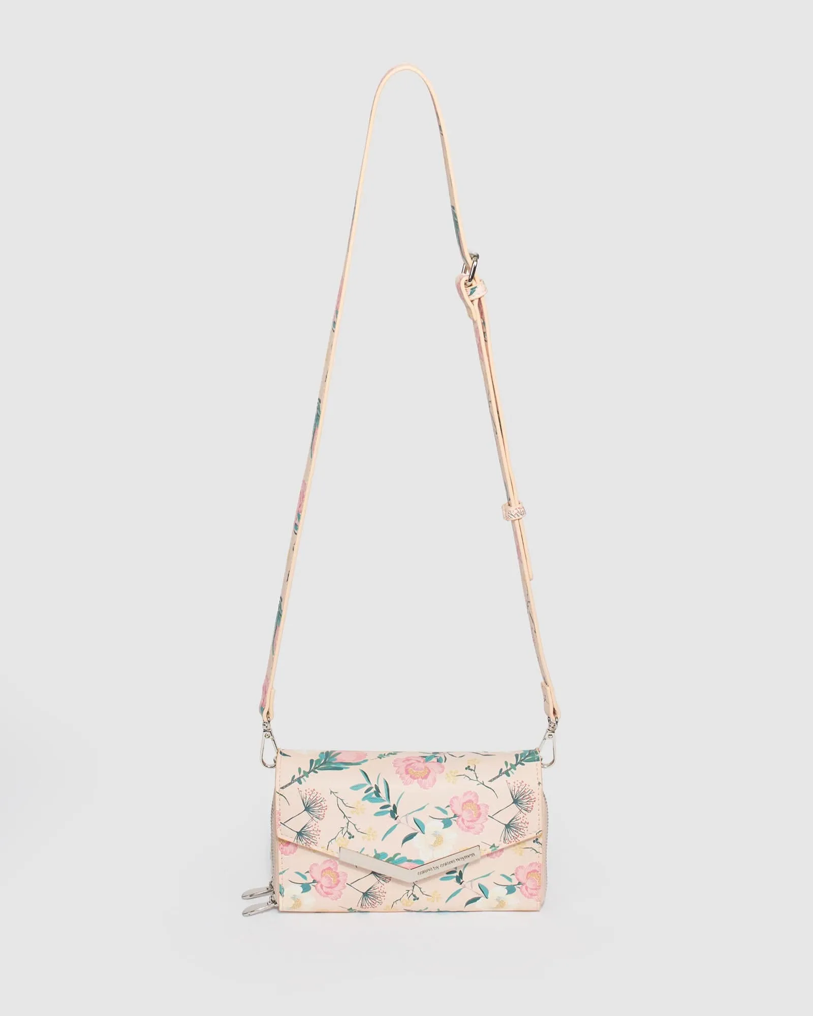 Flower Print Holly Phone Crossbody Bag