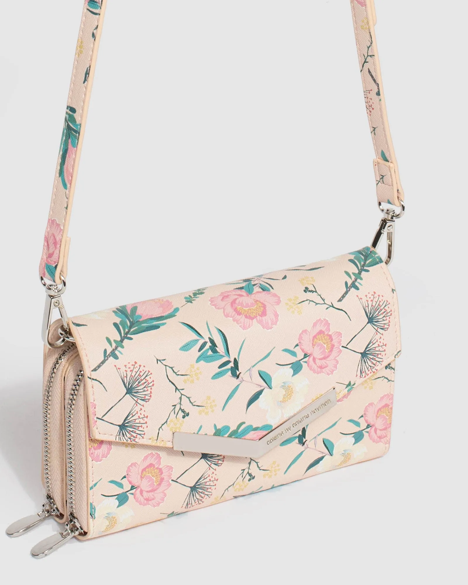 Flower Print Holly Phone Crossbody Bag