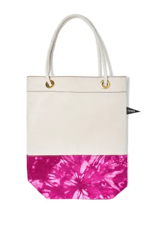 Found My Animal Canvas Tote: Tie Dye Magenta