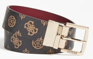 Guess Hensley Reversible Belt In Brown For Women