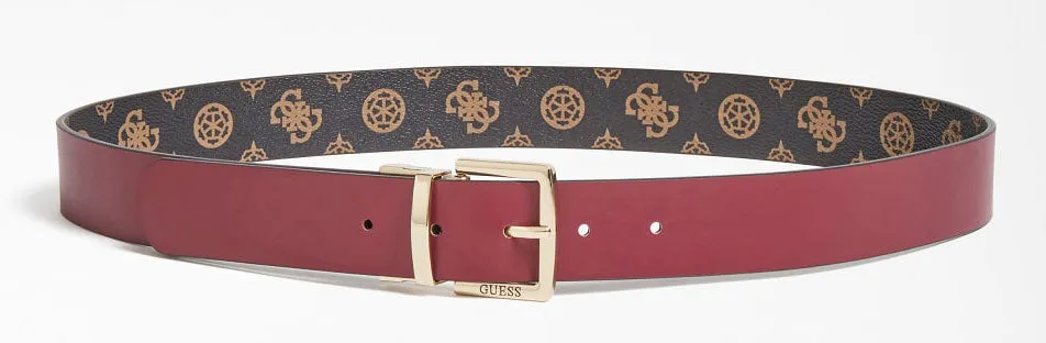 Guess Hensley Reversible Belt In Brown For Women