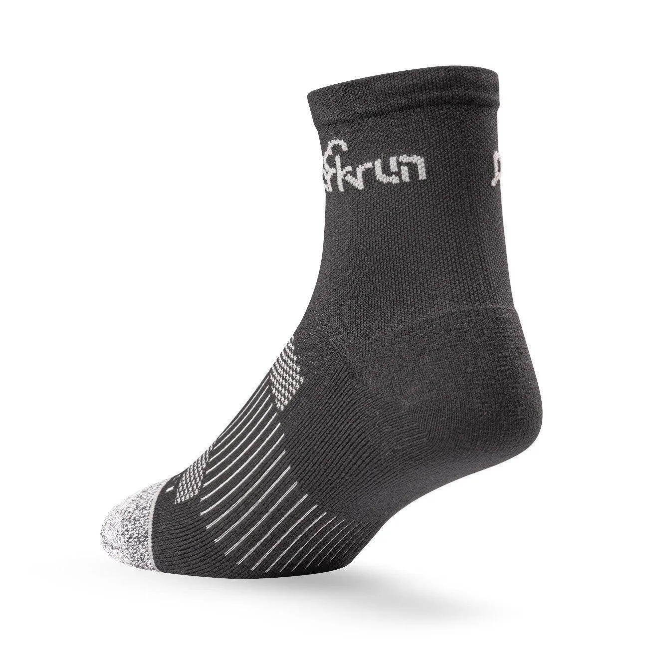 Half Crew Black Socks