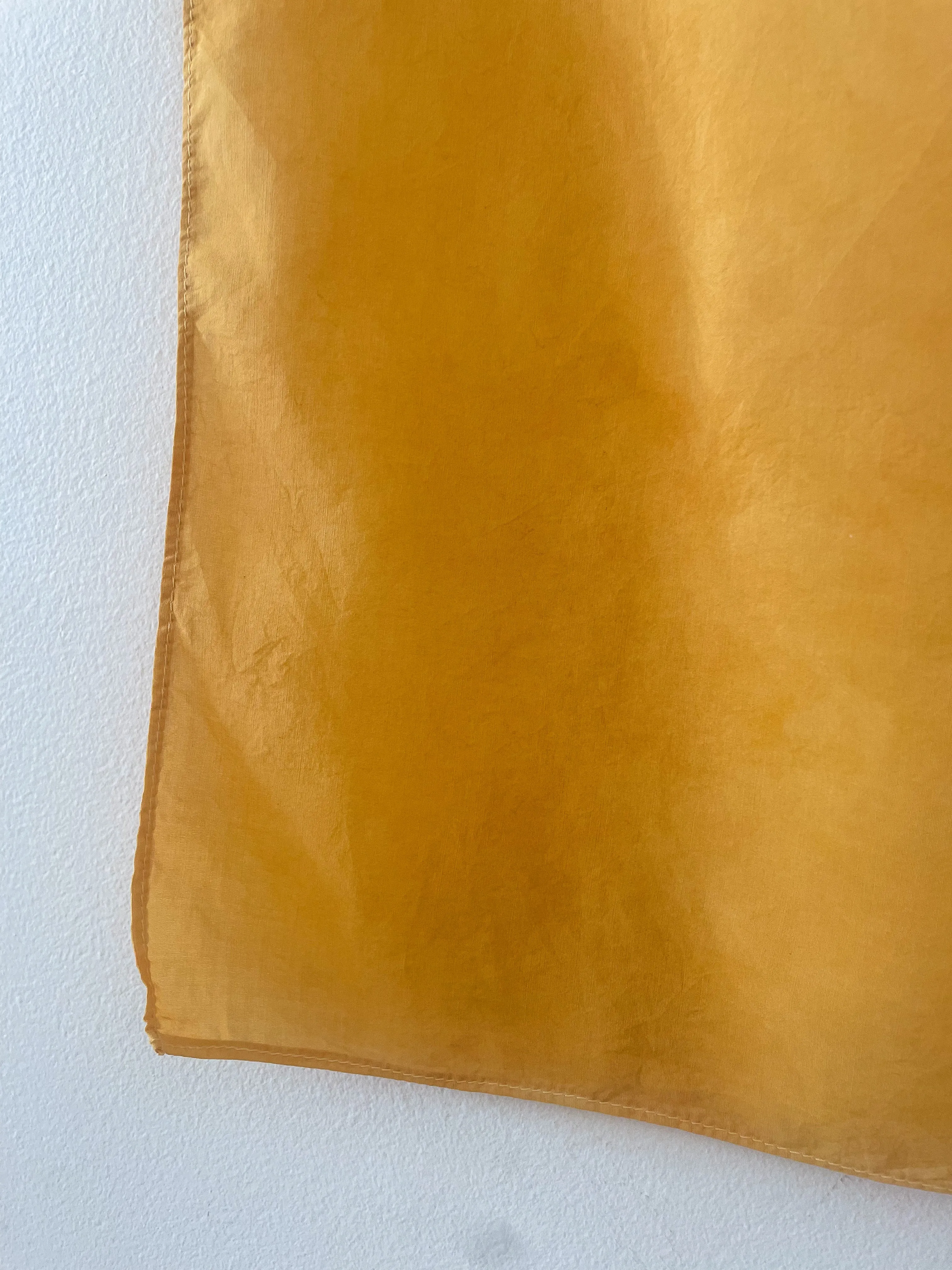 Hand-Dyed Silk Scarves - Sulfur Cosmos