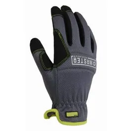 High-Performance Work Gloves, Synthetic Leather, Mesh Shell, Large, 2-Pk.