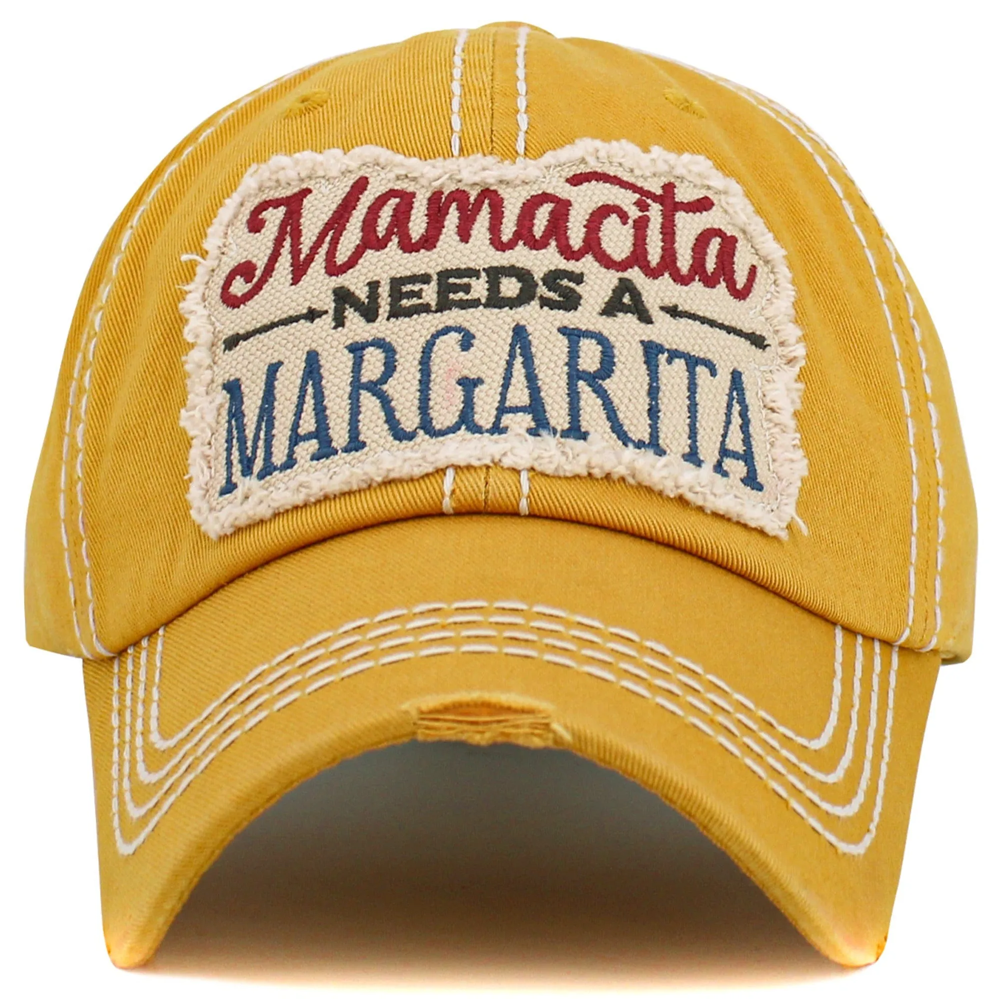 KBV1575 Mamacita Needs A Margarita Washed Vintage Ballcap