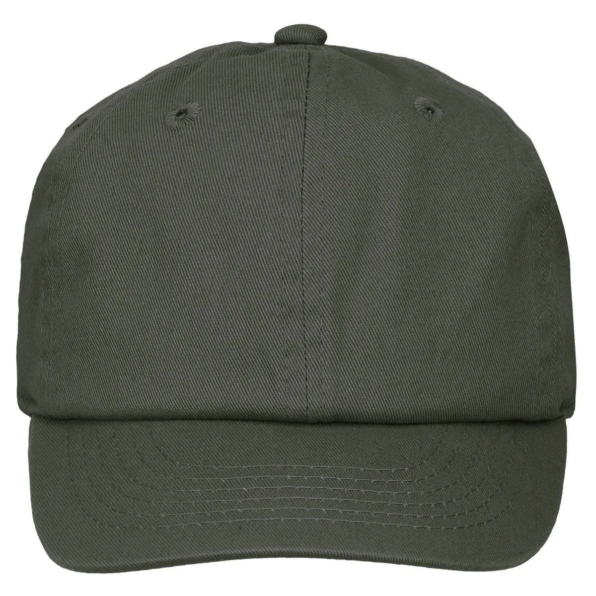 Kids Baseball Cap Cotton Adjustable Size - Olive