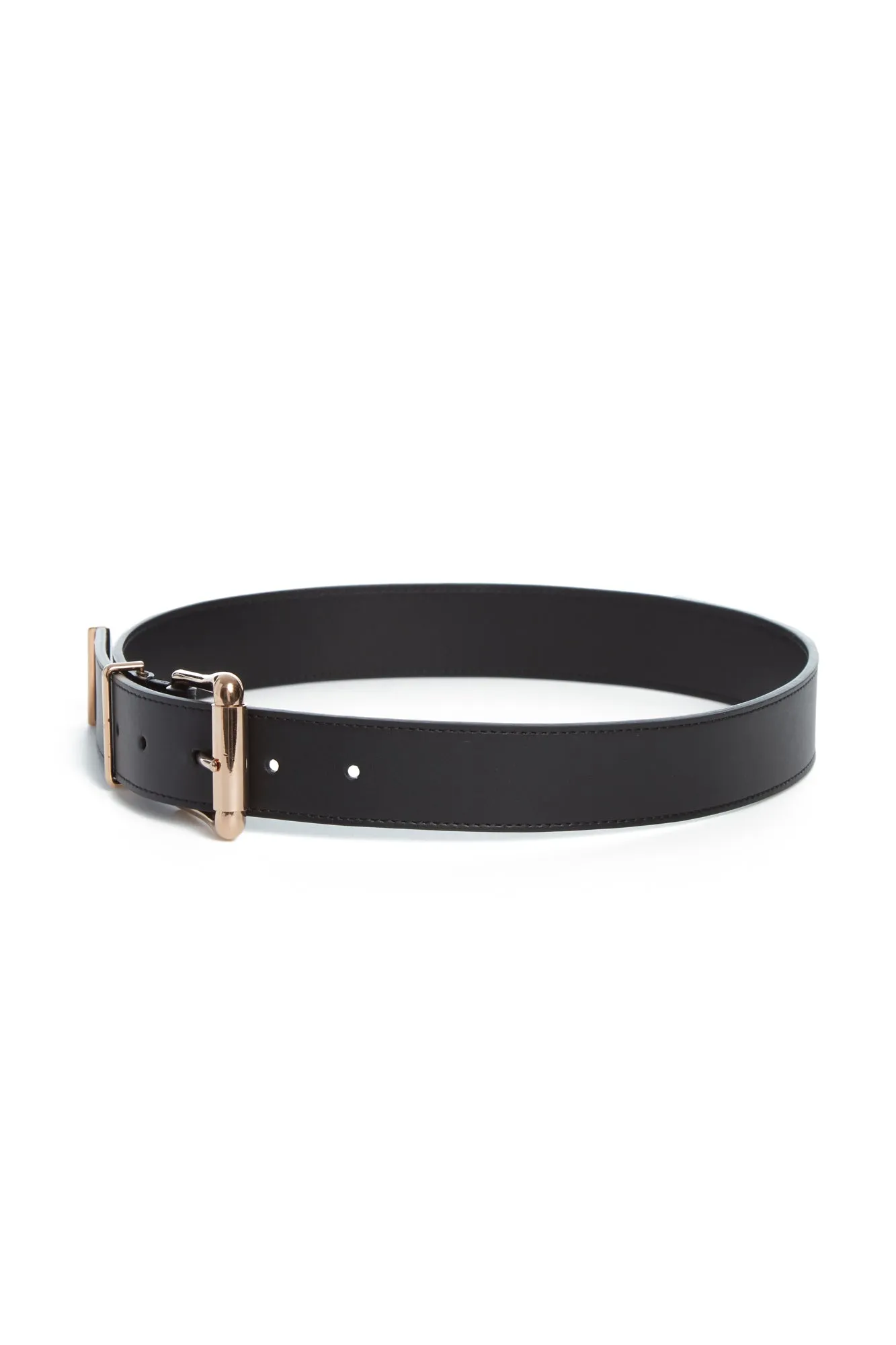 Laird Belt in Black Leather