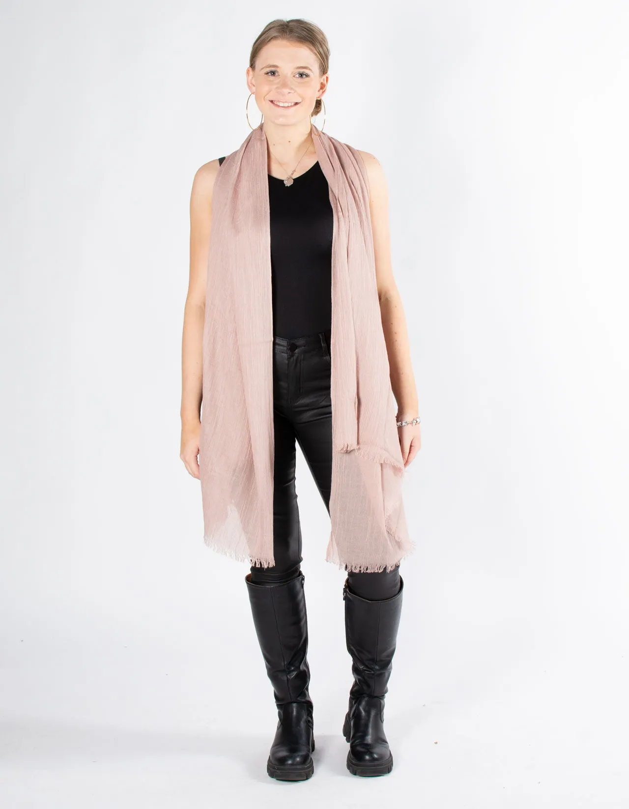 Lightweight Scarf Pashmina | Nude