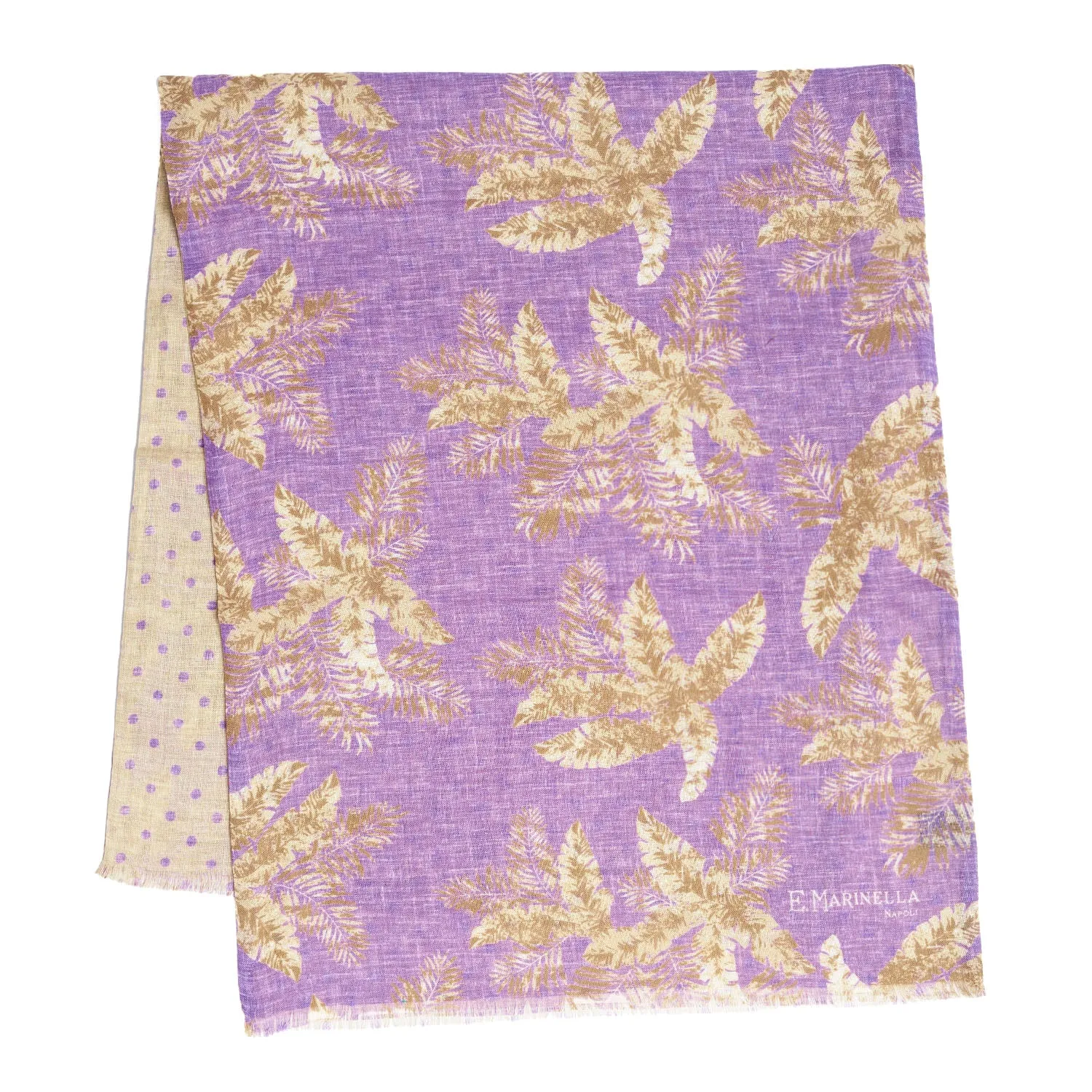 LILIAC AND BEIGE SCARF