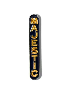 Majestic (Navy Blue) Marquee Enamel Pin