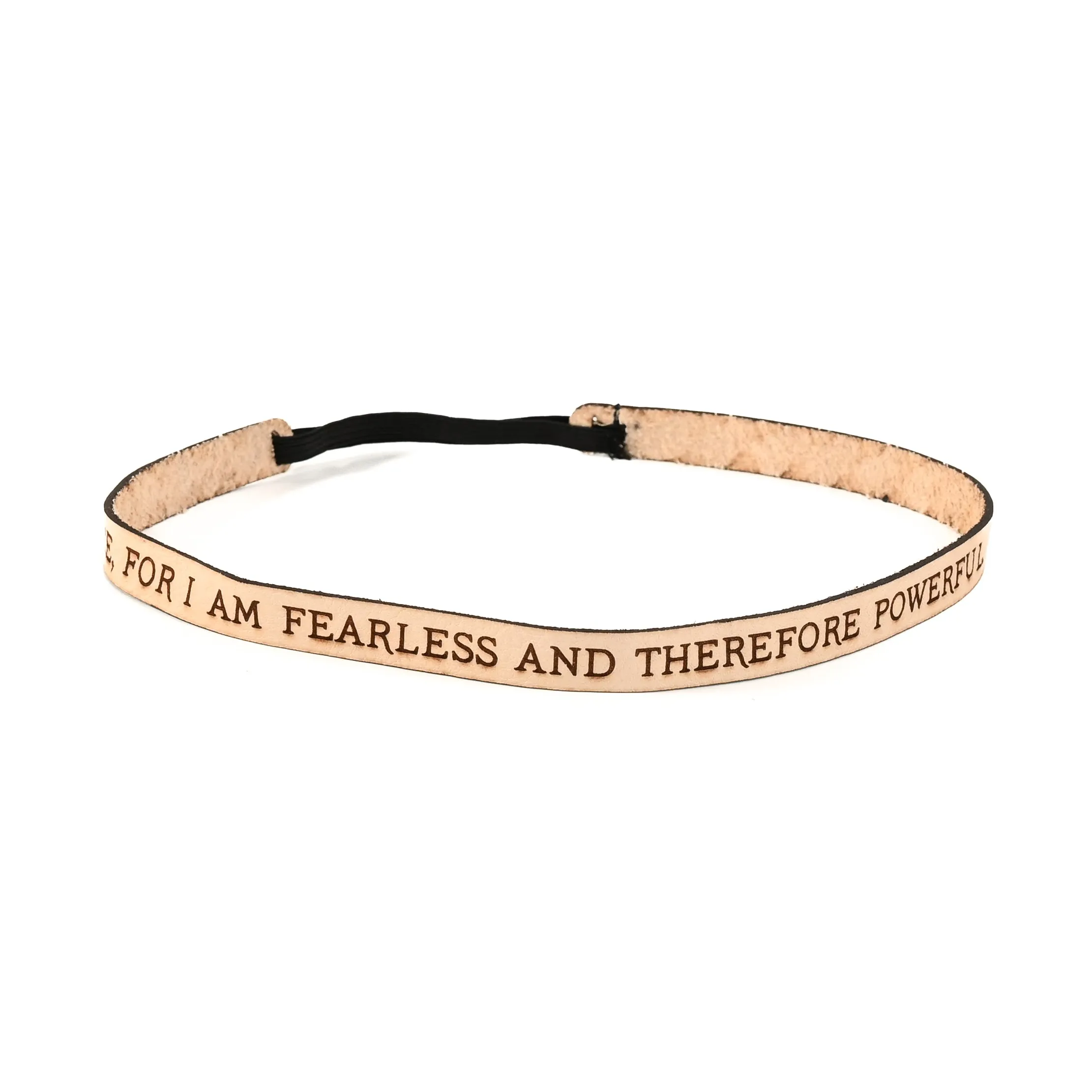 Mary Shelley Leather Quote Headband [Newsletter Exclusive]