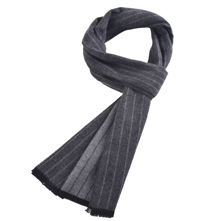 Men's Luxury Cashmere Soft Tassel Scarf