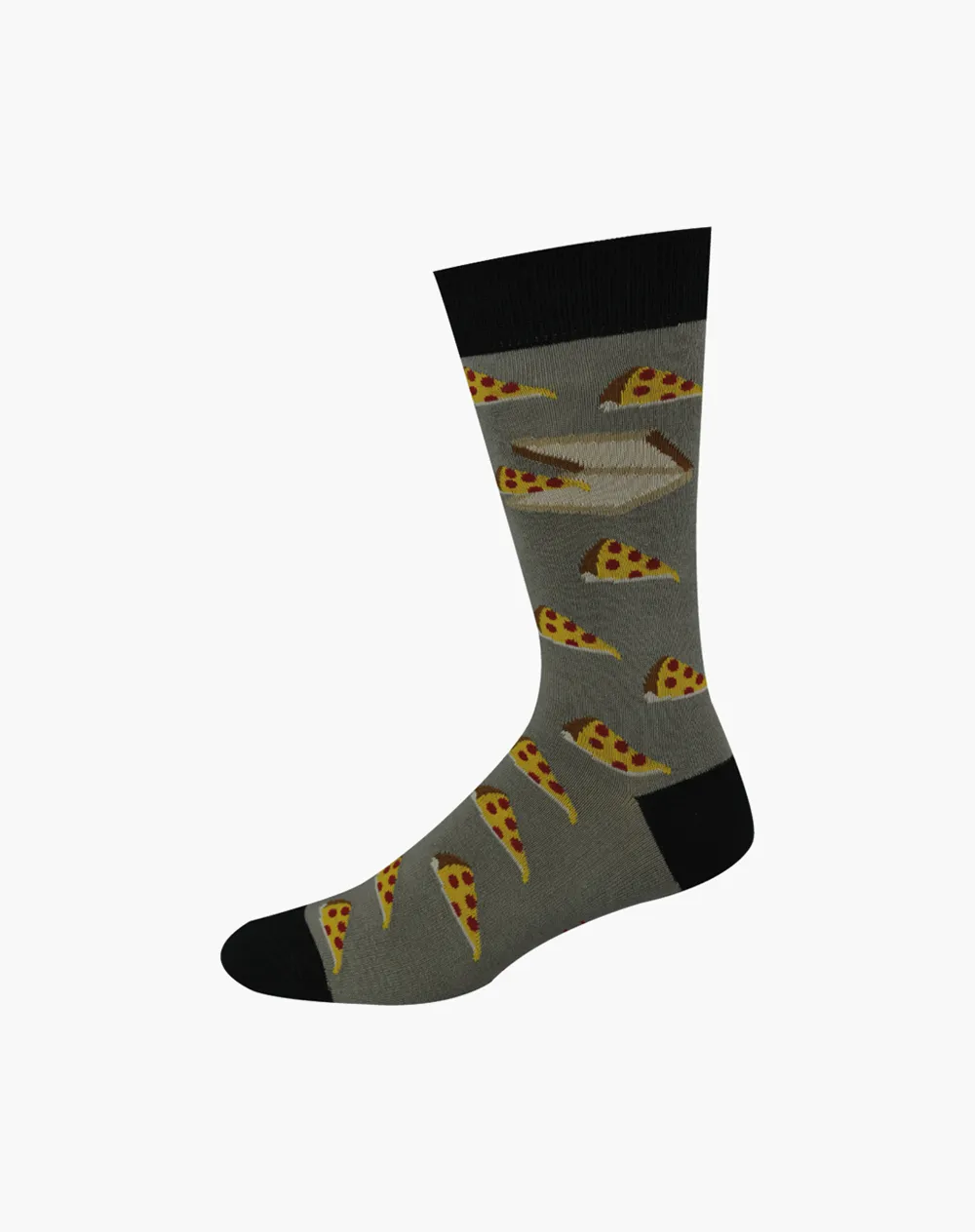 MENS PIZZA BAMBOO SOCK - KING SIZE