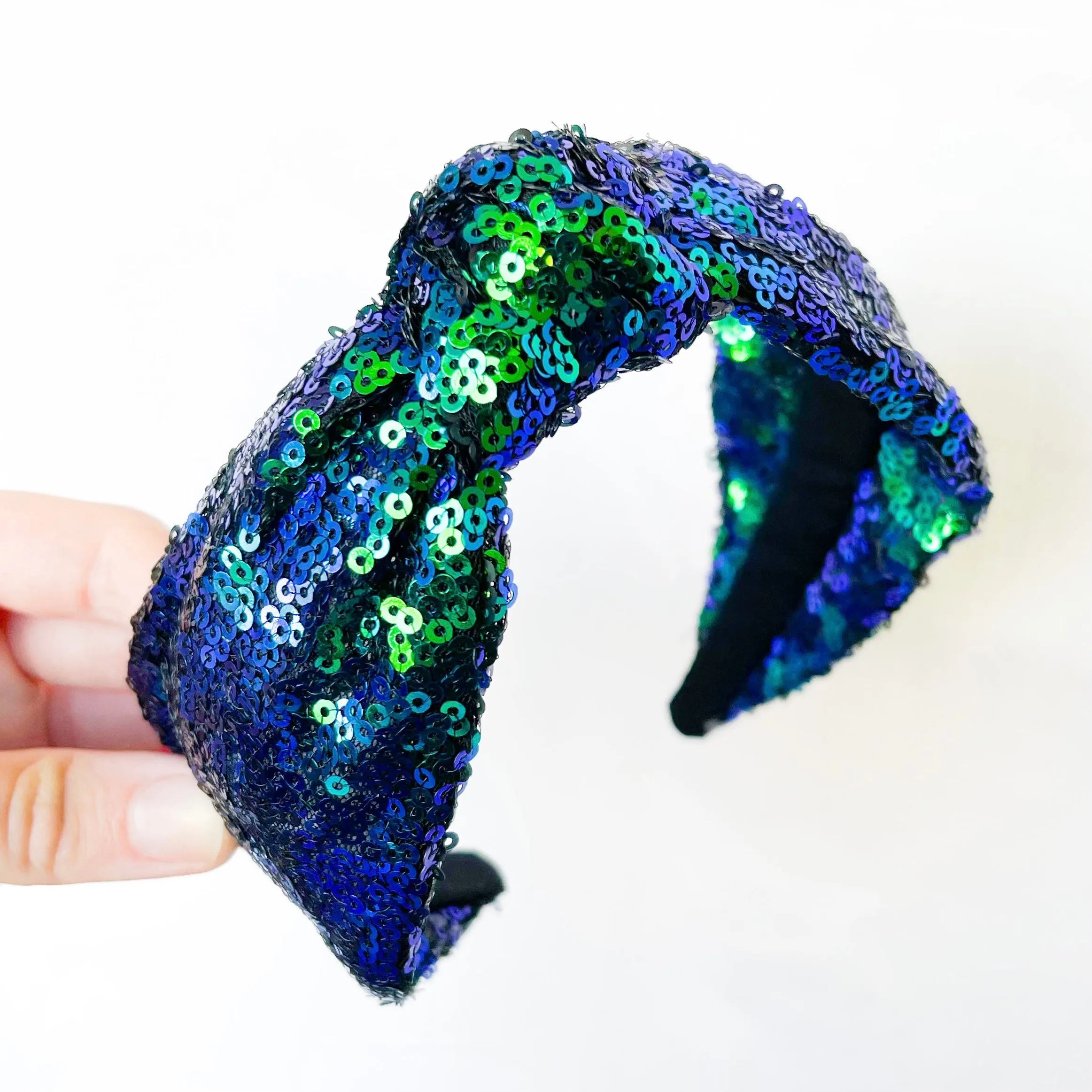 Mermaid Sequin Knot Headband