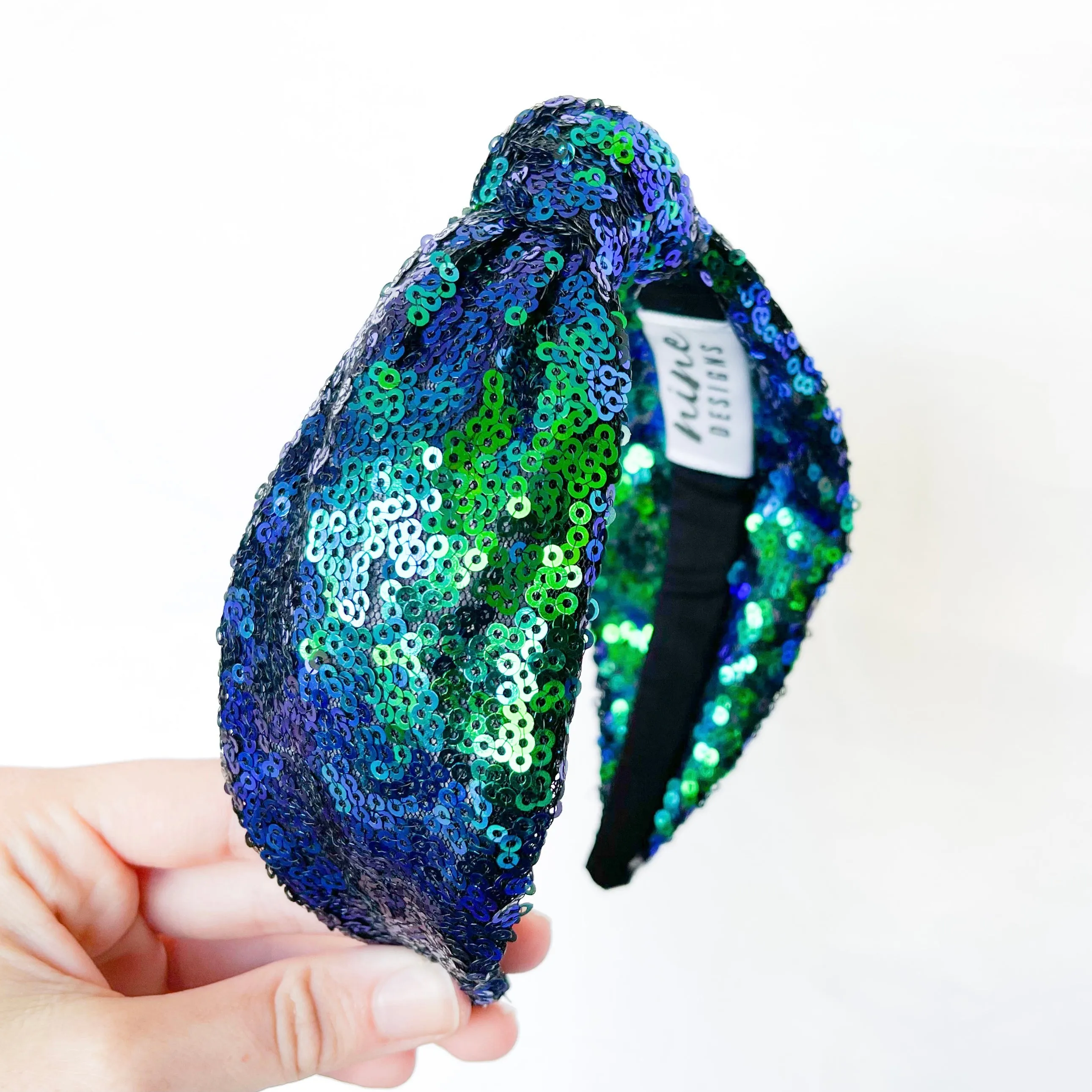 Mermaid Sequin Knot Headband