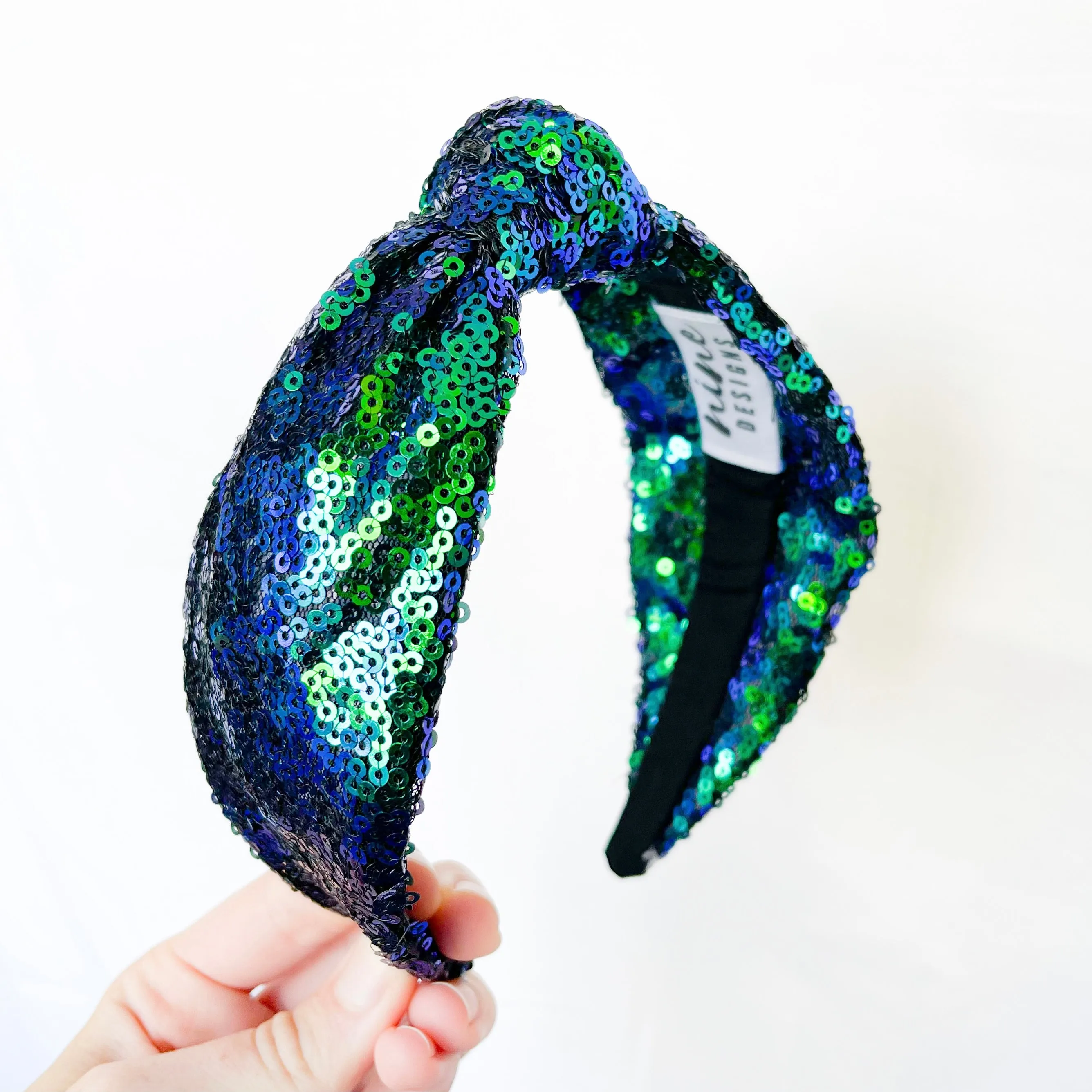 Mermaid Sequin Knot Headband