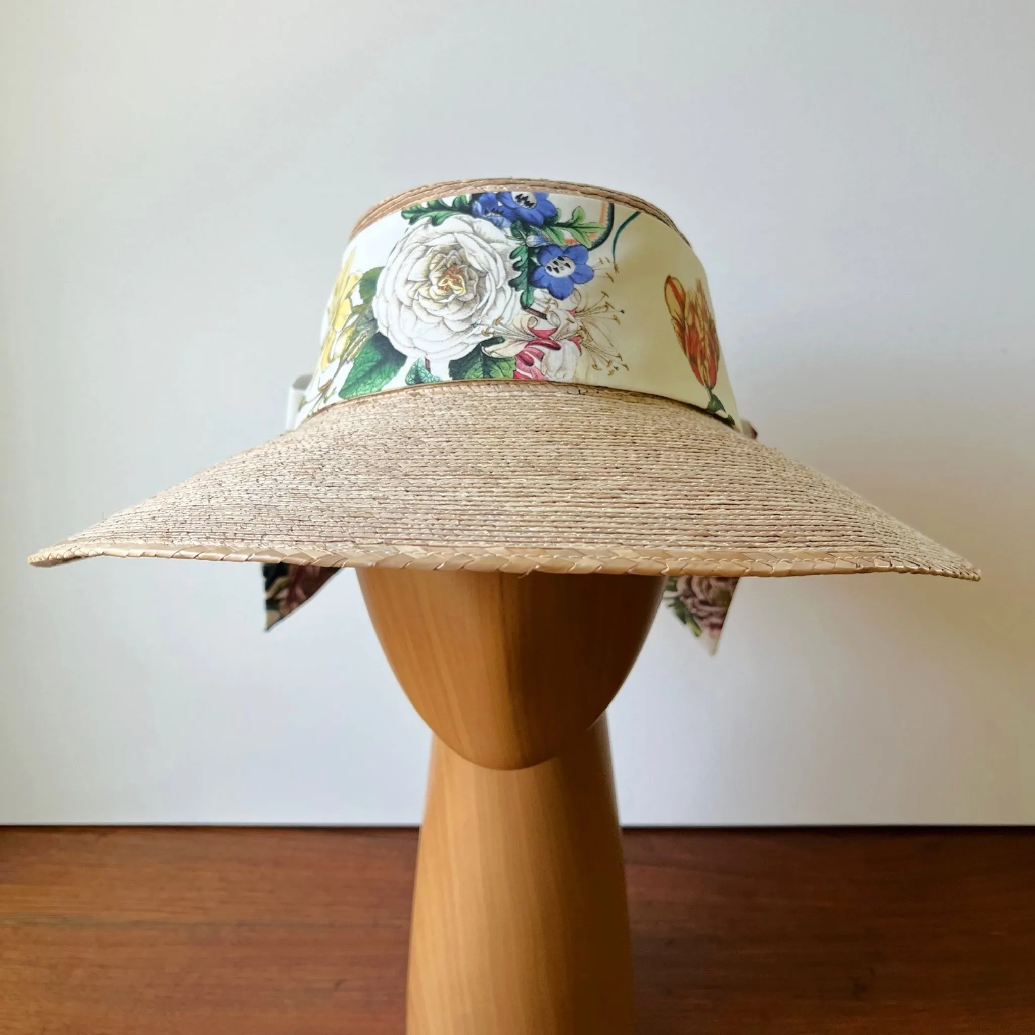 Molly Goodall Ivory Grand Botanical Middy Bow Hatband