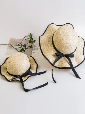 Mommy and Me Beach Breeze Floppy Straw Hat