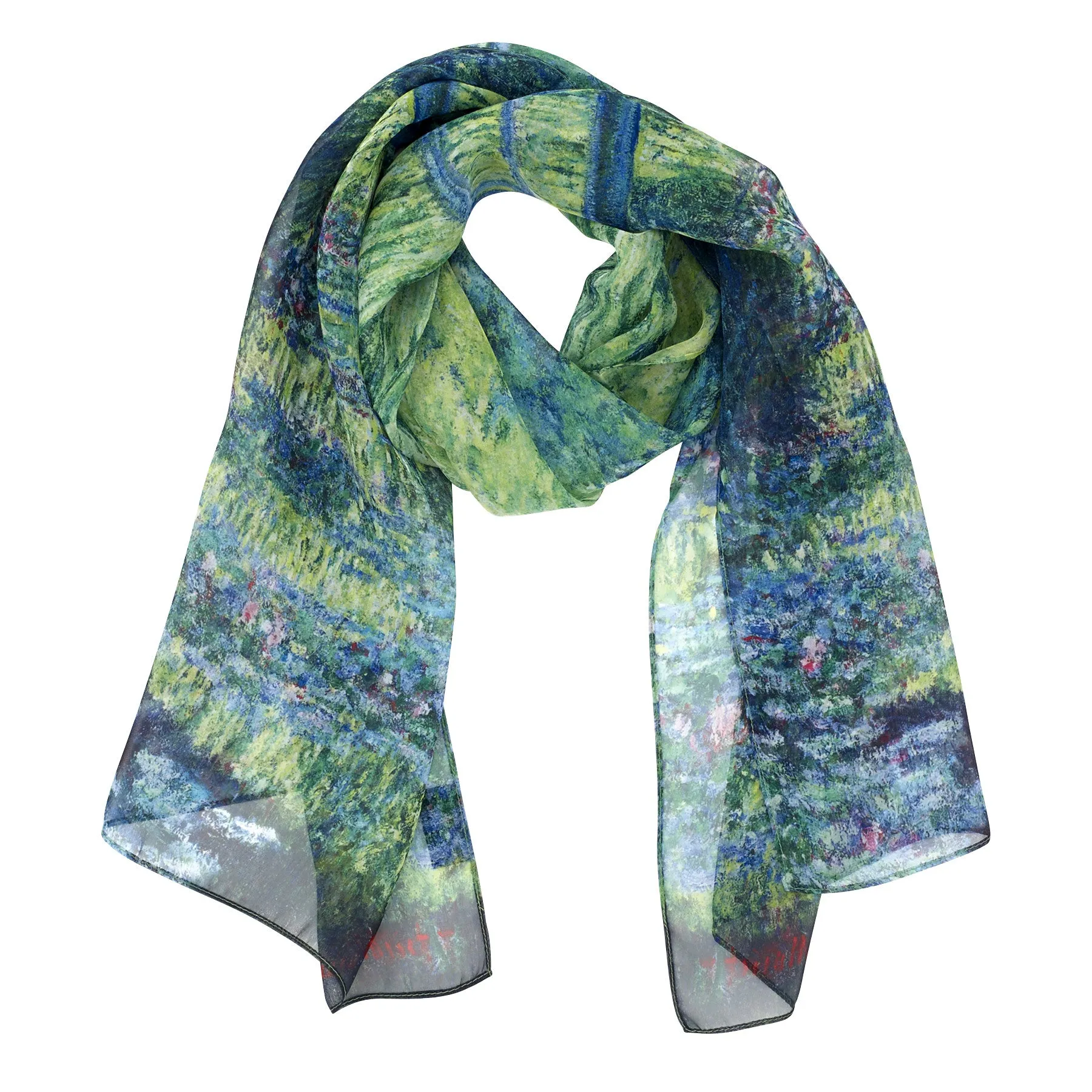 Monet Japanese Bridge Scarf